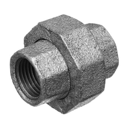 Usa Industrials Pipe Fittings Galvanized Malleable Iron Class 150 Union 2 NPT Female ZUSA-PF-16402